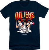 Atlanta ATLiens MLBPA Tee navy T-shirt In The Clutch